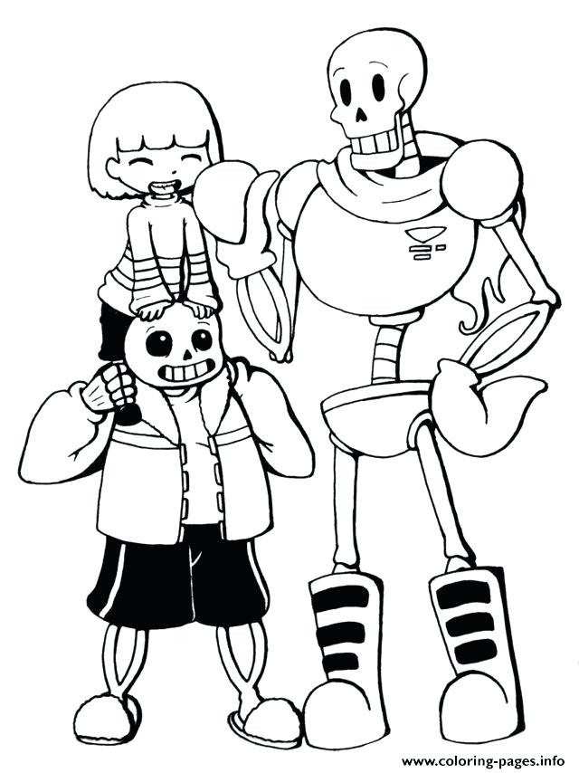 Undertale Coloring Book Coloring Book Awesome Trio Frisk Sans 640x854 Undertale Coloring Book Coloring Book Awesome Trio Frisk Sans