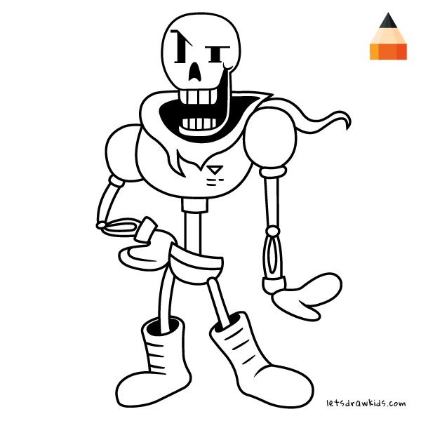 How To Draw Papyrus 600x600 How To Draw Papyrus