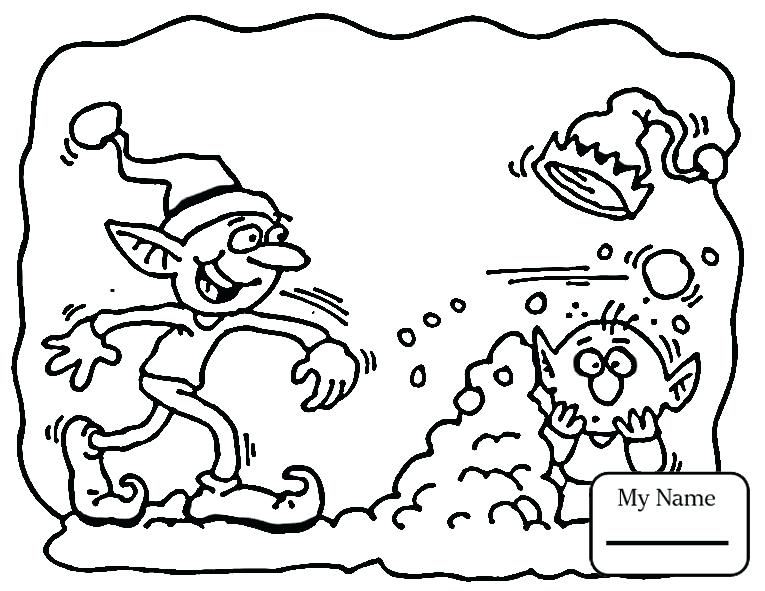 765x591 Santa And Elves Coloring Pages Fuhrer Von