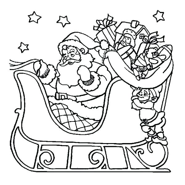 600x600 Santa Claus Pictures To Color And Pretty Coloring Pages Print Free