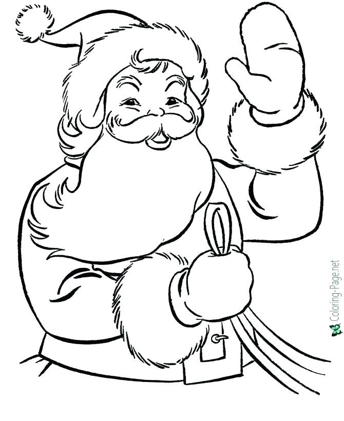 Santa And His Reindeer Coloring Pages at GetColorings.com | Free ...