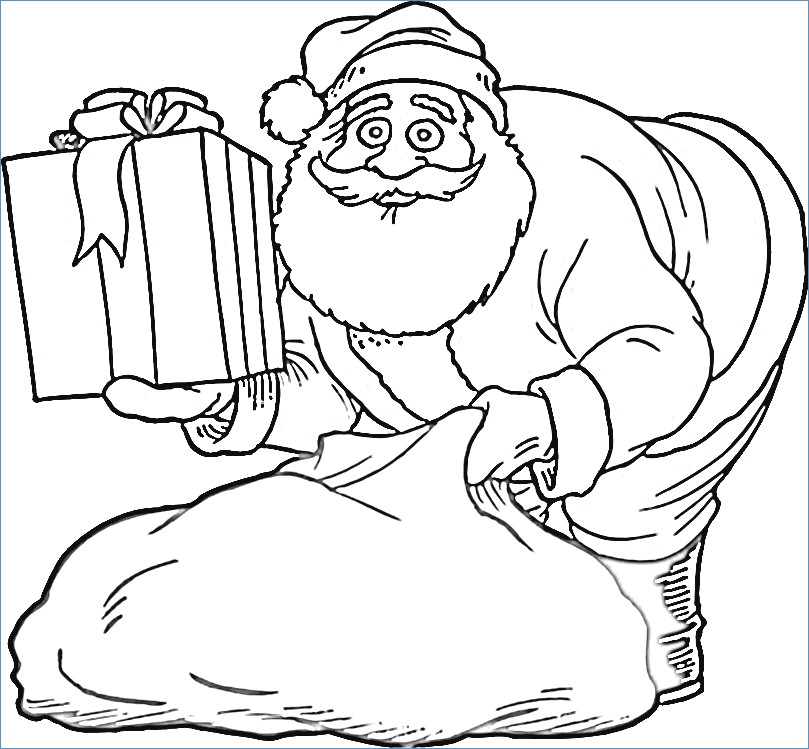 Santa And Mrs Claus Coloring Pages at GetColorings.com | Free printable ...