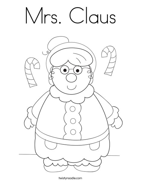 Mrs Claus Coloring Page 468x605 Mrs Claus Coloring Page