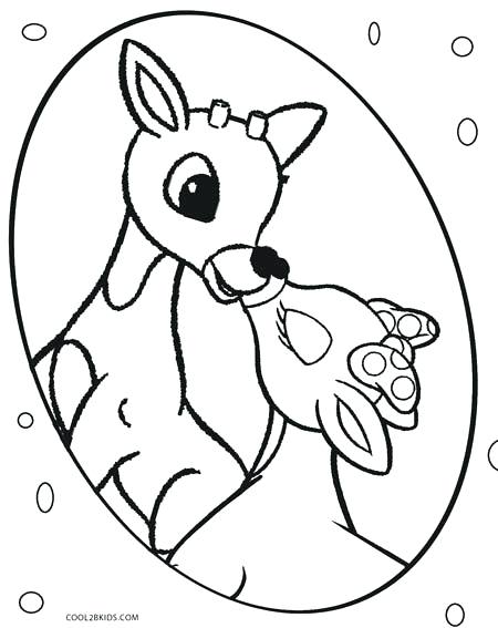 450x567 Free Reindeer Coloring Pages And Coloring Pages Free Rudolph
