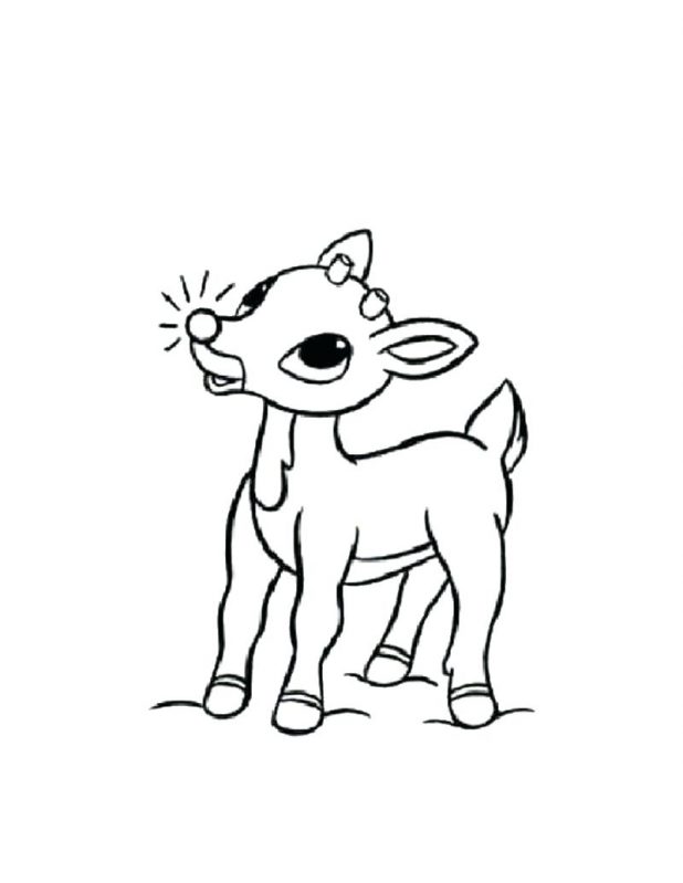 Christmas Coloring Pages Rudolph Reindeer Coloring Pages Printable 618x799 Christmas Coloring Pages Rudolph Reindeer Coloring Pages Printable