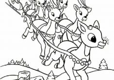 Rudolph Coloring Pages Rudolph And Santa Sleigh Coloring Pages 235x165 Rudolph Coloring Pages Rudolph And Santa Sleigh Coloring Pages