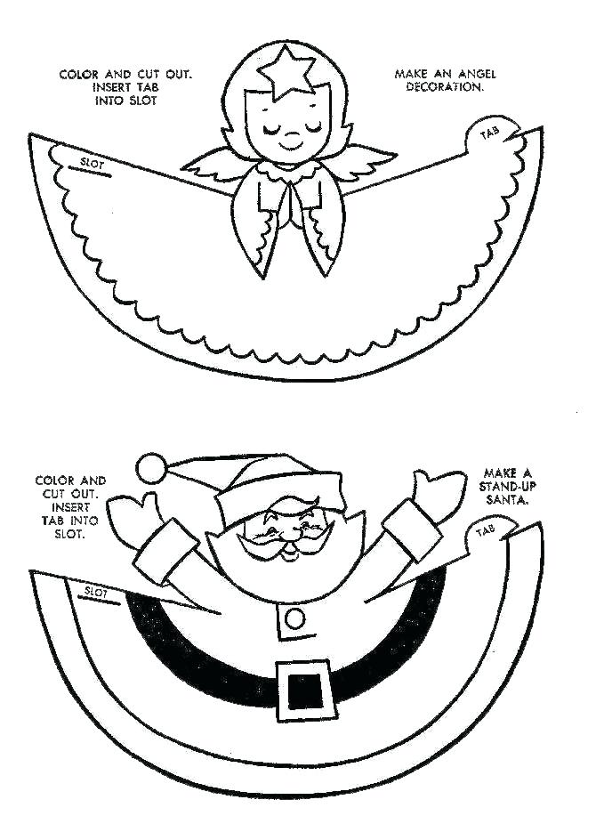 Santa Color Pages Paper Craft Of An Angel Print Colour Cut 670x926 Santa Color Pages Paper Craft Of An Angel Print Colour Cut