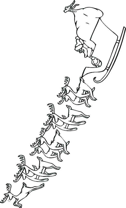 Santa Sleigh Coloring Page Santa And Sleigh Colouring Pages 523x860 Santa Sleigh Coloring Page Santa And Sleigh Colouring Pages