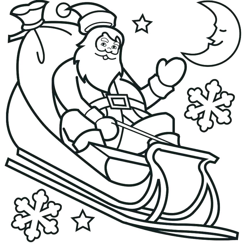 Santa Sleigh Coloring Pages Sleigh Colouring Pages Free Printable 842x842 Santa Sleigh Coloring Pages Sleigh Colouring Pages Free Printable