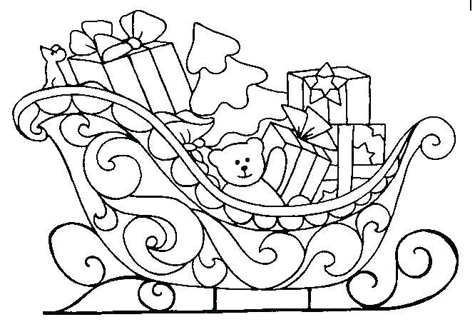 Santa Sleigh Coloring Page Sleigh Coloring Page In Sleigh Coloring 666x465 Santa Sleigh Coloring Page Sleigh Coloring Page In Sleigh Coloring