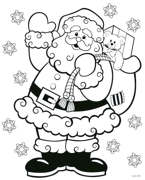 Santa Coloring Pages Free Free Pages Free Preschool Santa Coloring 600x744 Santa Coloring Pages Free Free Pages Free Preschool Santa Coloring