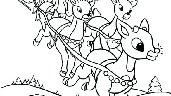 Printable Santa Claus Coloring Pages 585x329 Printable Santa Claus Coloring Pages