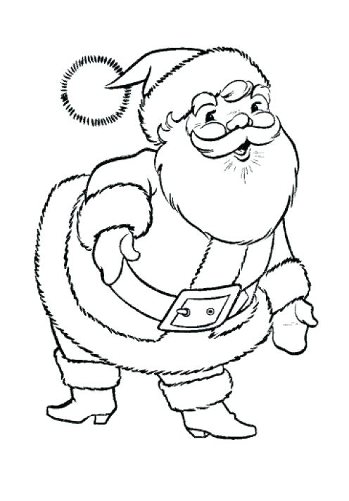 Free Santa Claus Coloring Pages Coloring Sheet Coloring Book 496x713 Free Santa Claus Coloring Pages Coloring Sheet Coloring Book