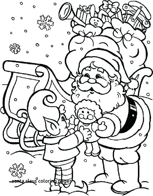 518x664 Santa Clause Coloring Pages Printable Coloring Pages Free