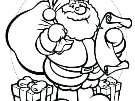 440x330 Santa Claus Coloring Pages Online