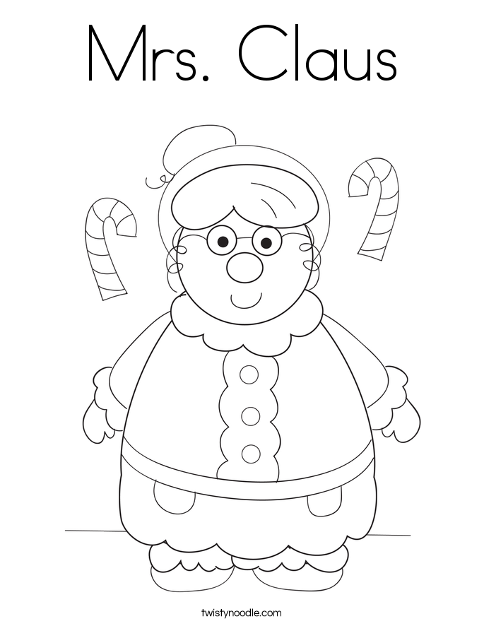 Mrs Claus Coloring Page 685x886 Mrs Claus Coloring Page