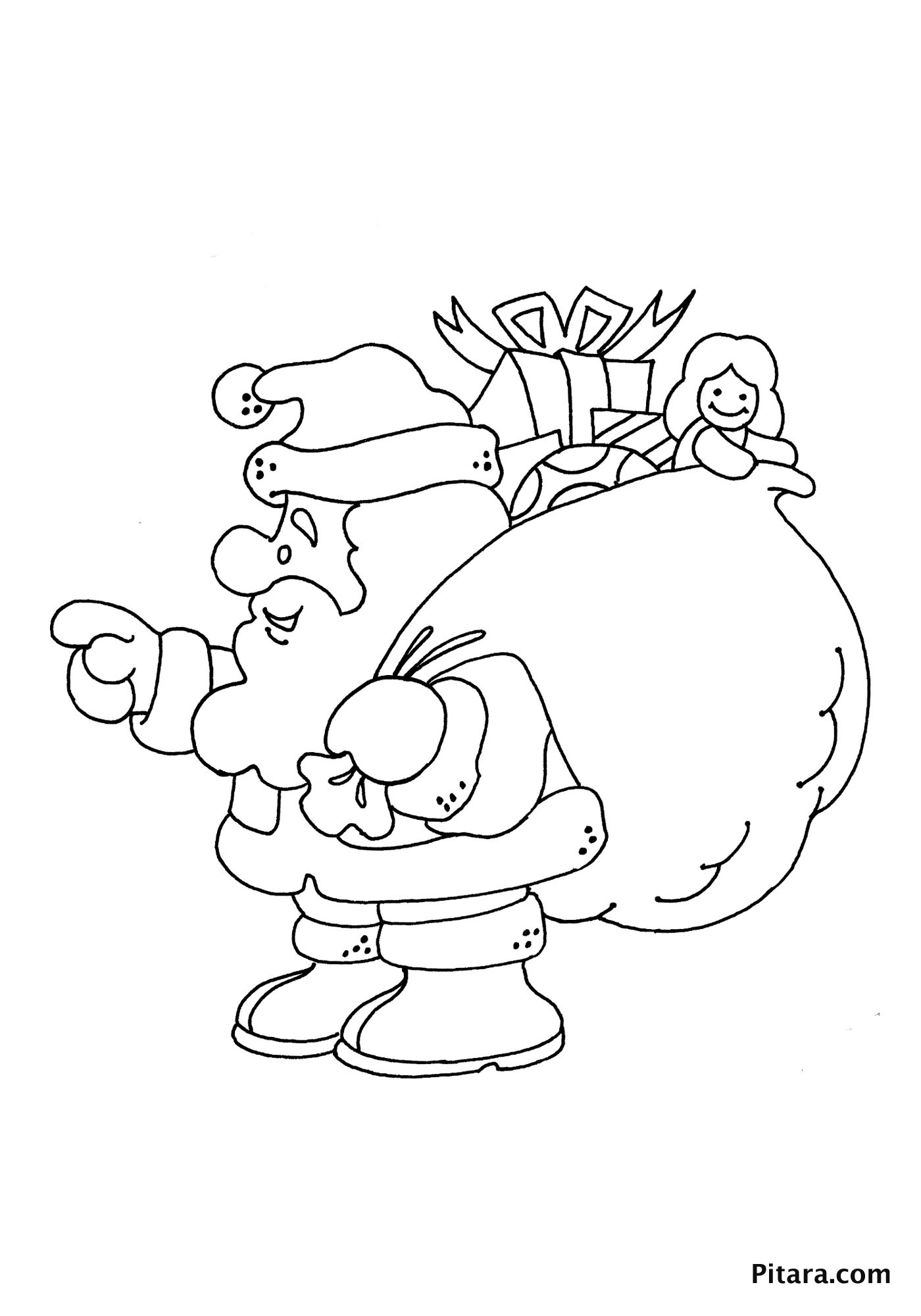 Christmas Coloring Pages For Kids Pitara Kids Network 1400x2000 Christmas Coloring Pages For Kids Pitara Kids Network