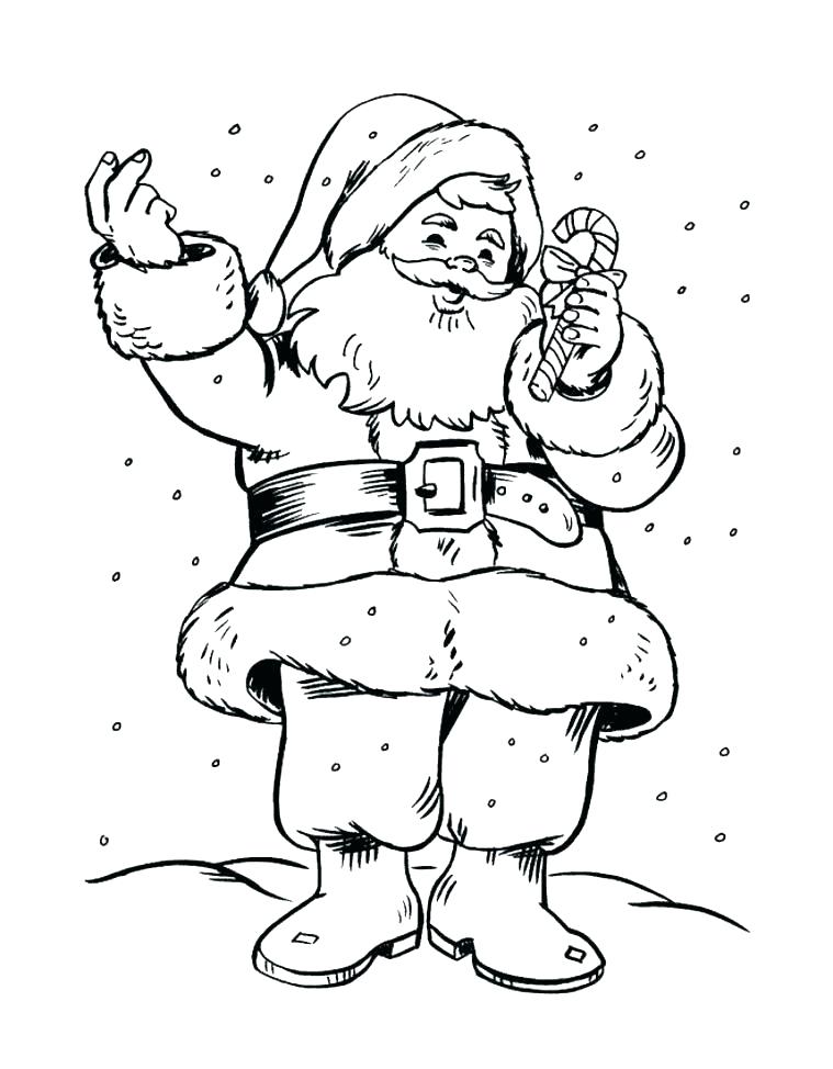 759x974 Santa Claus Printable Coloring Pages Free Colouring Pages