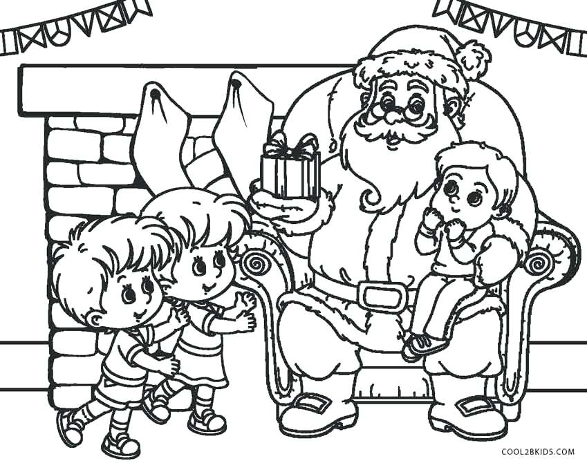 849x670 Pictures To Print Color Coloring Pages Santa Claus Coloring Pages