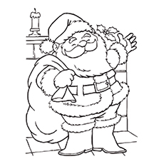 Santa Clause Coloring Pages