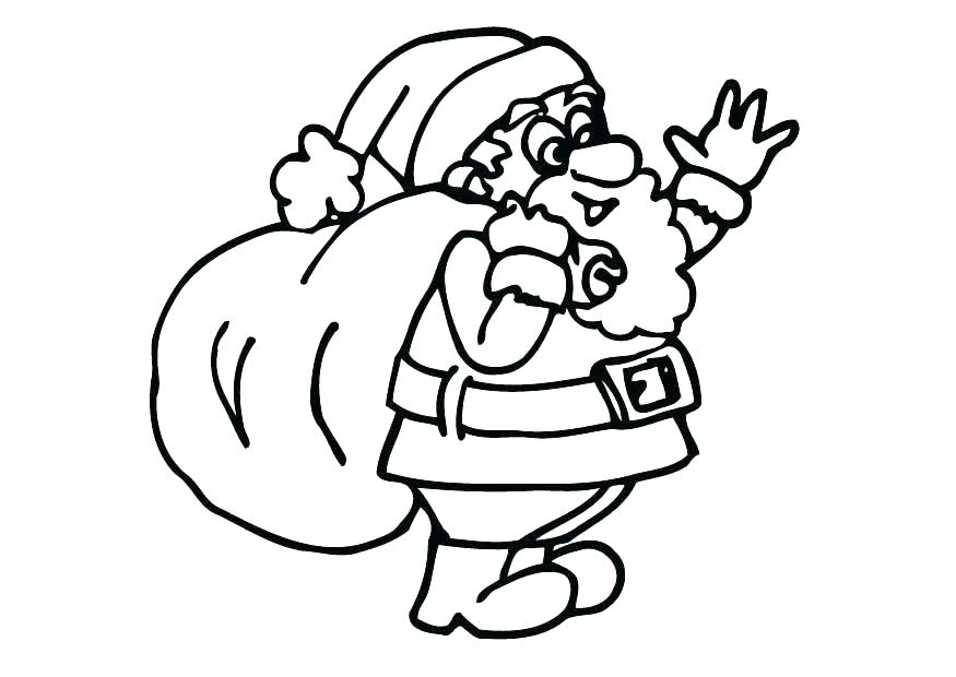 Santa Claus Coloring Pages Free Printables Clause Coloring Page E 875x620 Santa Claus Coloring Pages Free Printables Clause Coloring Page E