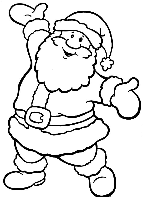 Santa Claus Suit Coloring Pages Christmas Santa Claus Coloring 600x827 Santa Claus Suit Coloring Pages Christmas Santa Claus Coloring