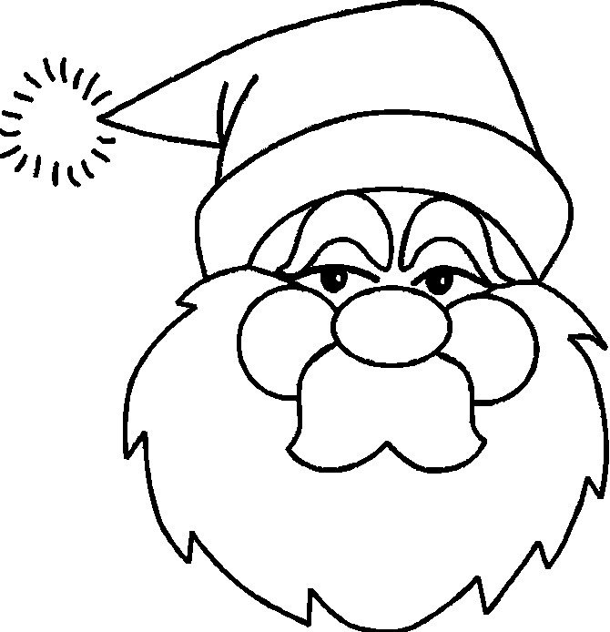 Kids N 85 Coloring Pages Of Christmas Santa Claus 670x694 Kids N 85 Coloring Pages Of Christmas Santa Claus