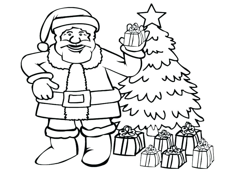 945x746 Santa Coloring Pages Printable Free For Kids Christmas Crayola