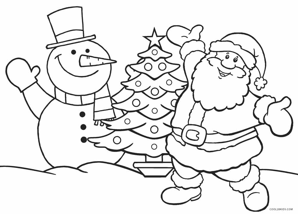 1000x717 Secret Santa Coloring Pages Free Printable Santa Coloring Pages