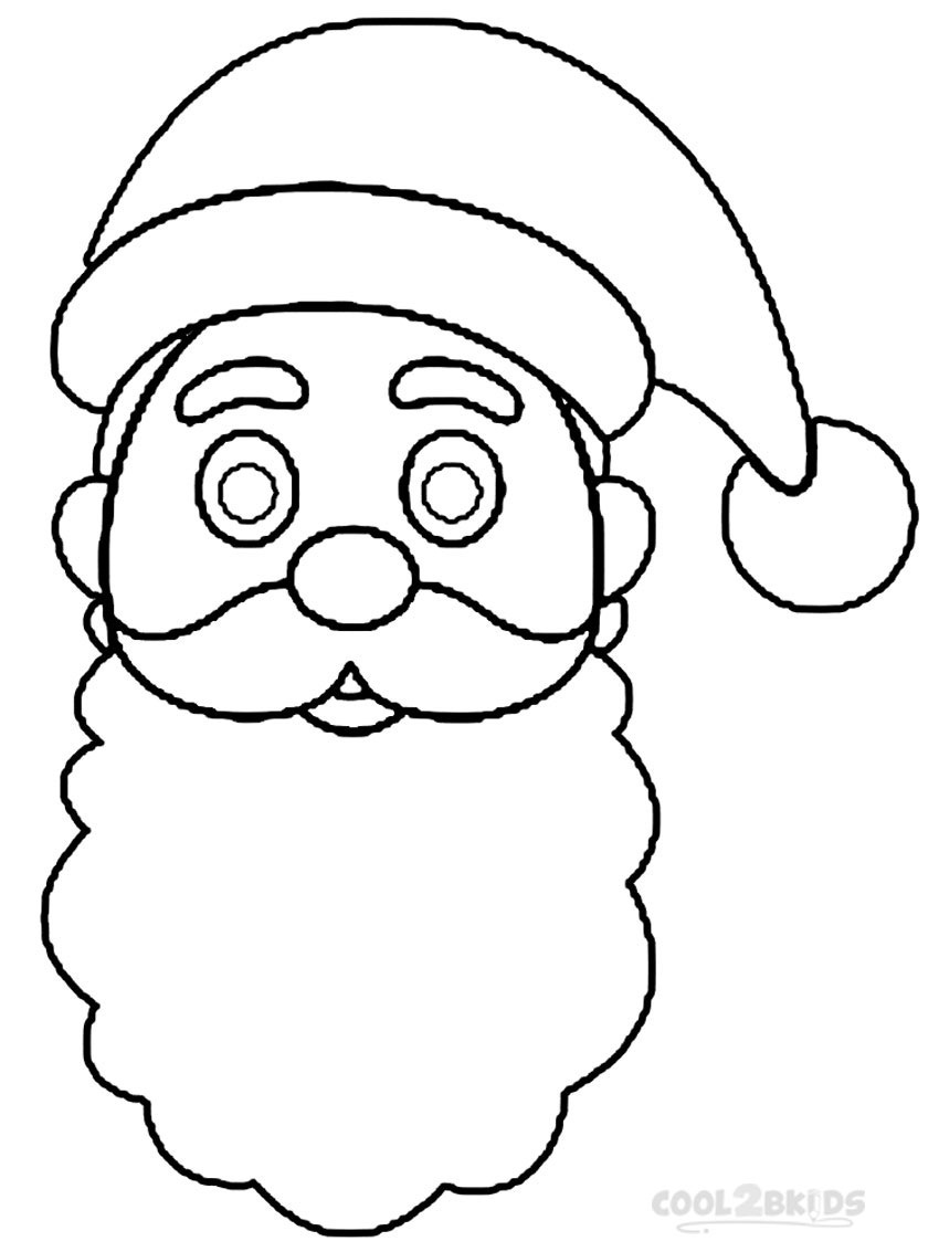 Printable Santa Hat Coloring Pages For Kids Cool2bkids 850x1133 Printable Santa Hat Coloring Pages For Kids Cool2bkids