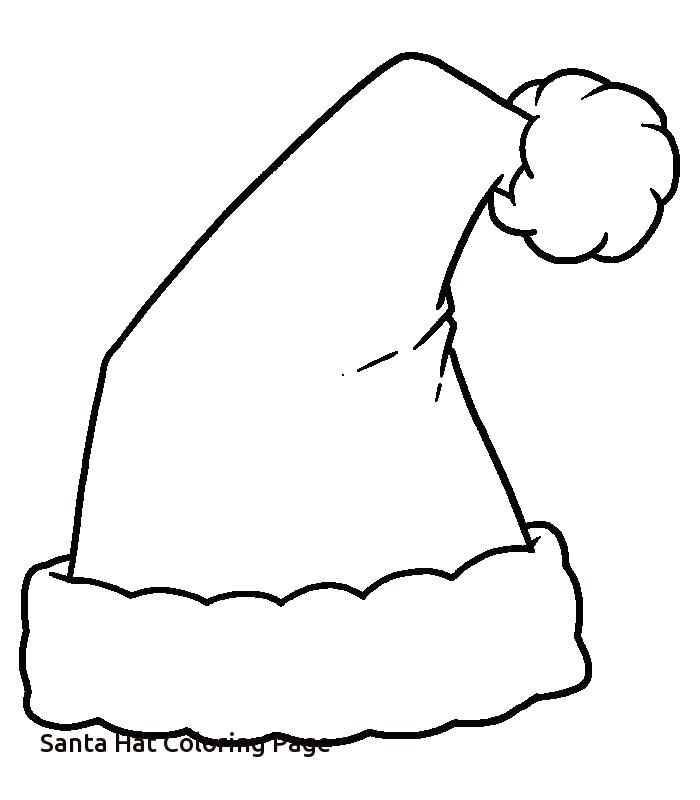 Santa Hat Coloring Page For Kids Coloring Page Penguin On Ice 700x800 Santa Hat Coloring Page For Kids Coloring Page Penguin On Ice