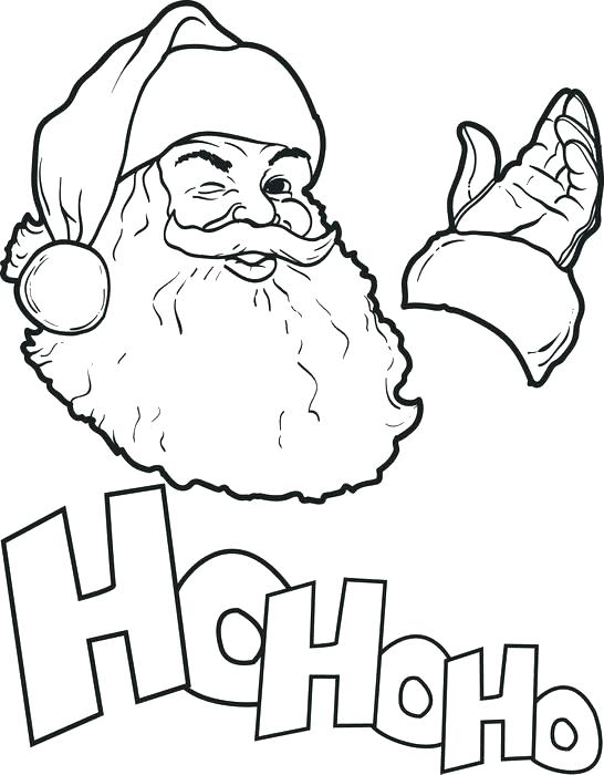 Santa Claus Coloring Sheets 546x700 Santa Claus Coloring Sheets