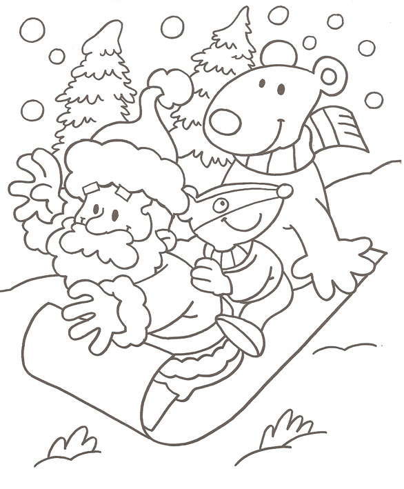 Christmas Colouring Pages Free To Print And Colour 586x709 Christmas Colouring Pages Free To Print And Colour
