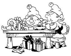 236x188 Santa's Workshop Coloring Page Coloring! Santas