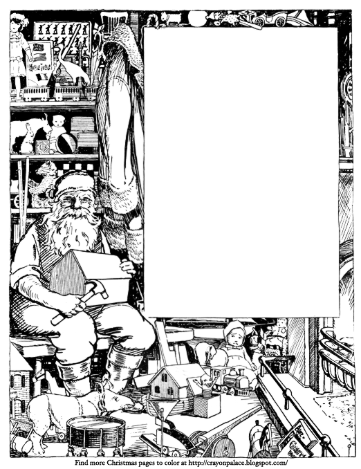 522x678 Color And Write A Letter To Santa Crayon Palace