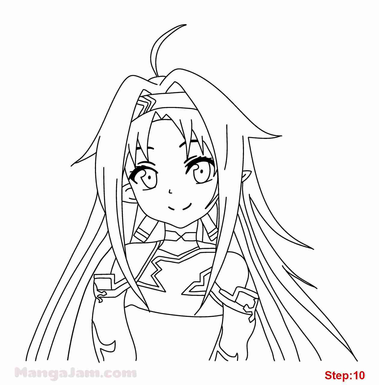 1260x1280 Sword Art Online Coloring Pages Beautiful Sao