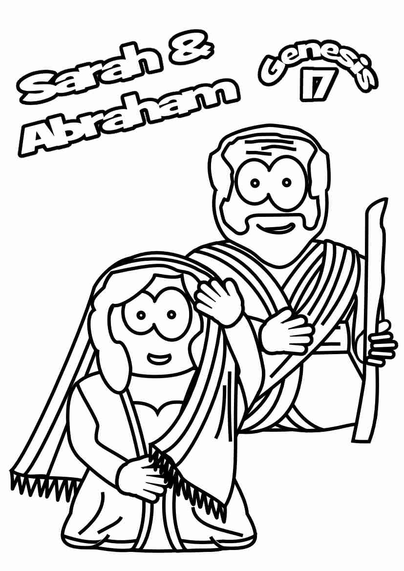 827x1169 Story Abraham And Sarah Coloring Page Wecoloringpage Magnificent