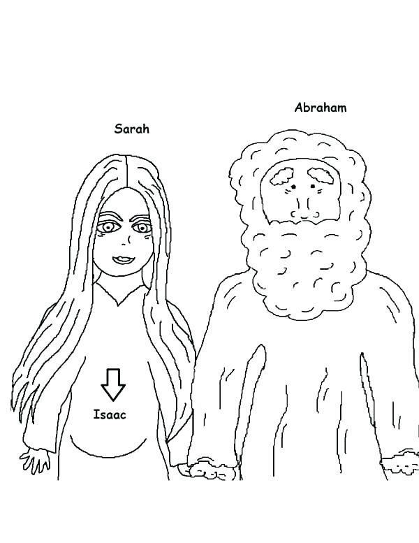600x777 Abraham And Sarah Coloring Page And Coloring Pages Draw On Online
