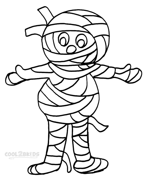 494x600 Printable Mummy Coloring Pages For Kids Cool2bkids