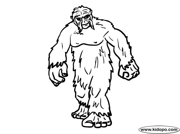 630x470 21 Bigfoot Coloring Page Selection Free Coloring Pages