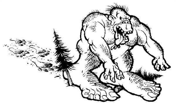 600x369 Bigfoot Clipart Foot Many Interesting Cliparts