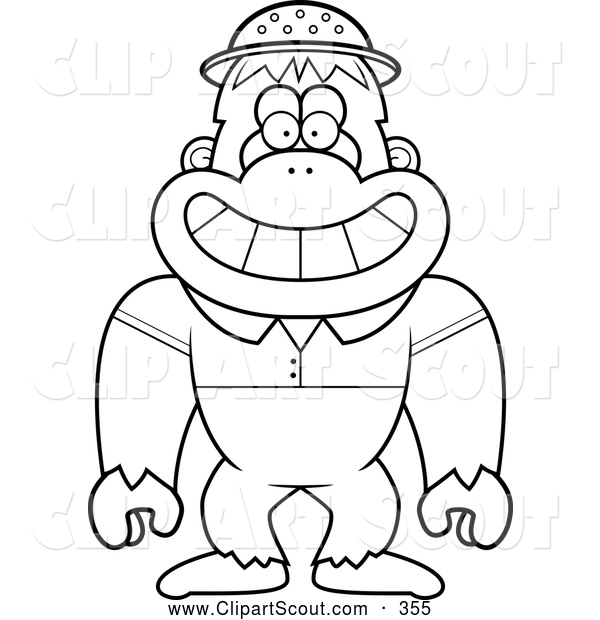 600x620 Bigfoot Clipart