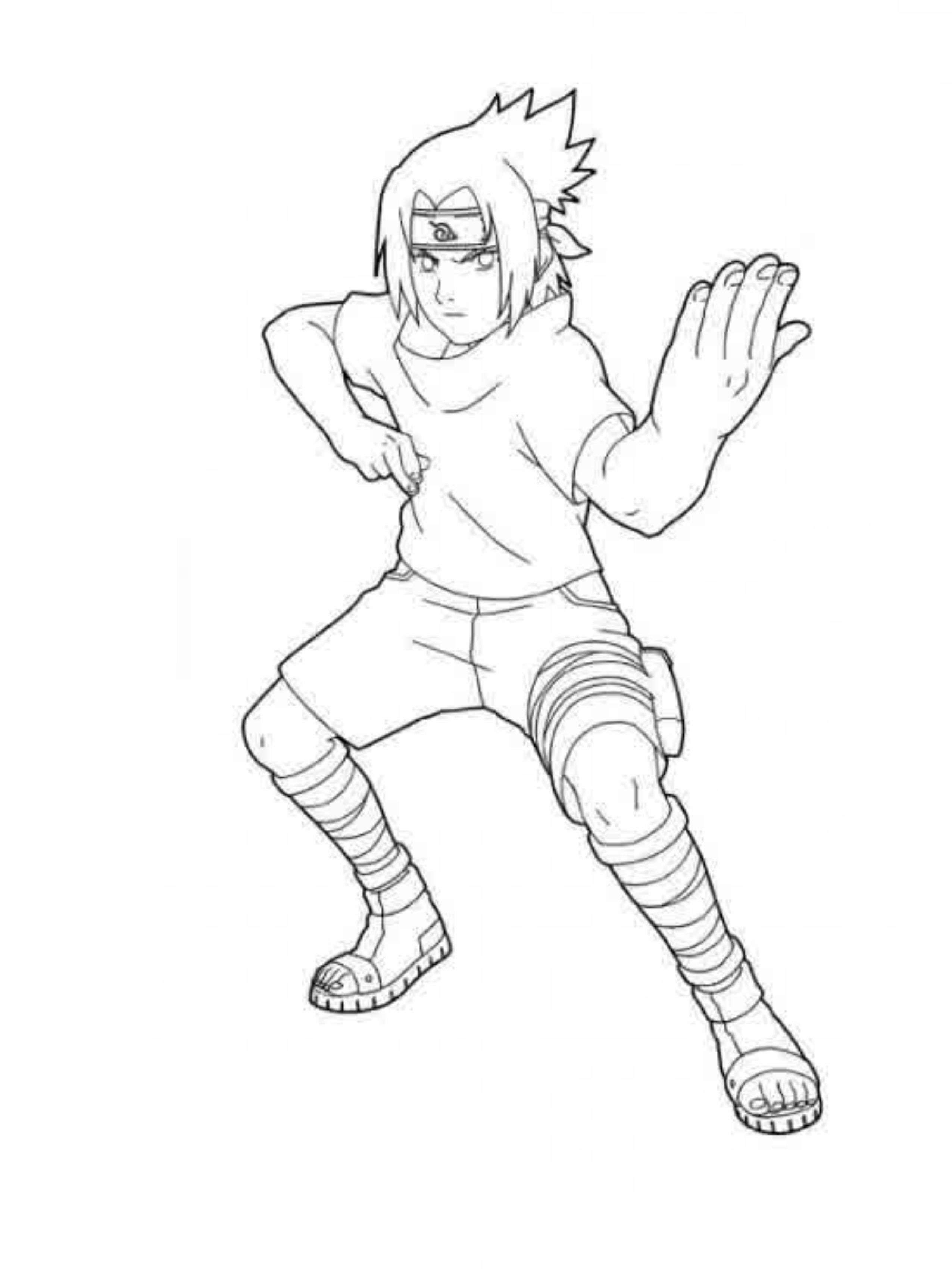 2551x3399 Naruto Sasuke Coloring Book Pages Lineart Naruto