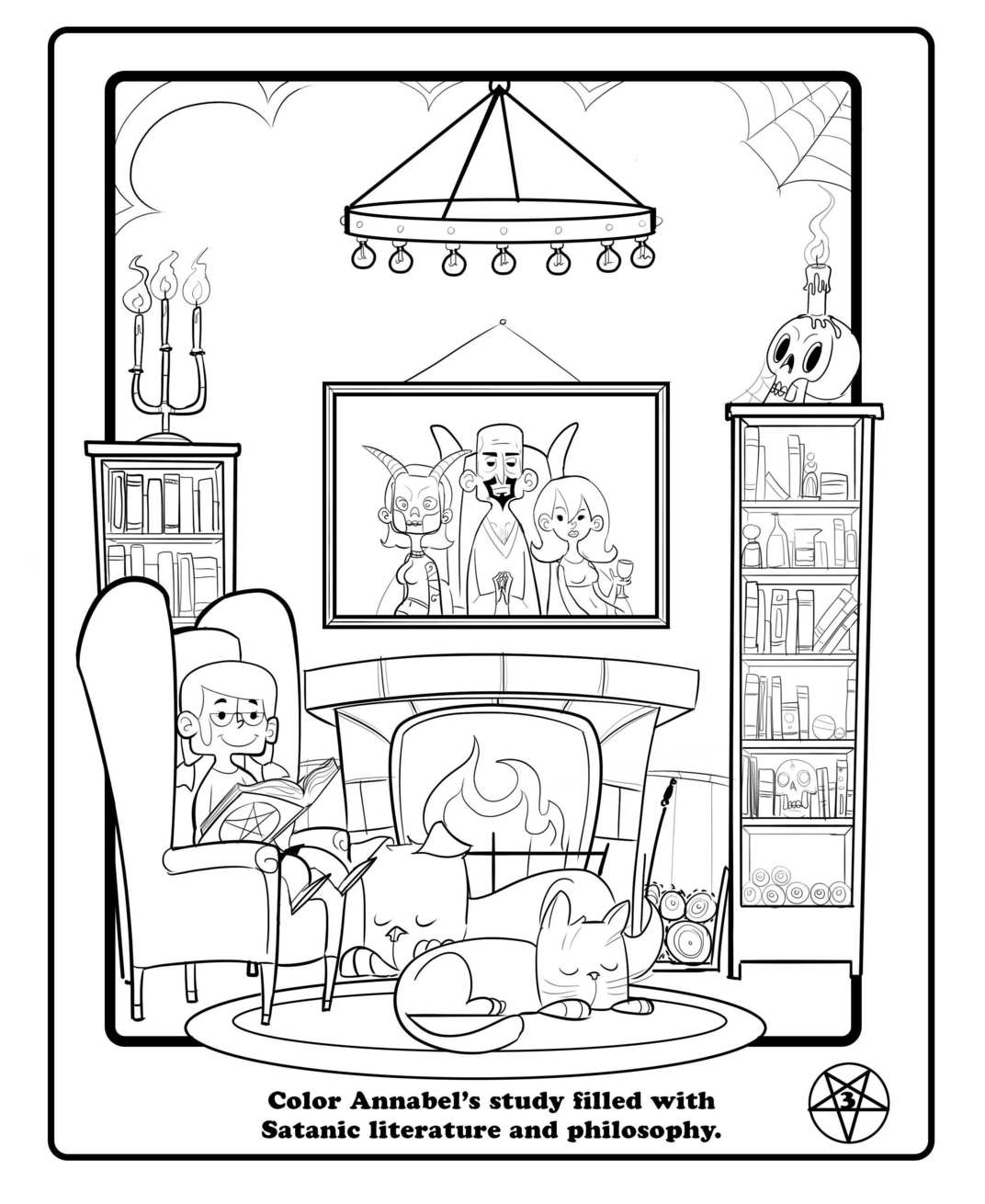 1072x1310 Satanists Release Cute Great Satanic Coloring Book