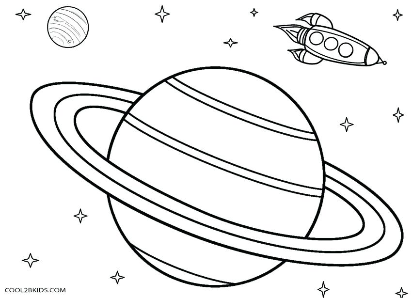850x615 Saturn Coloring Page Printable Planet Coloring Pages For Kids