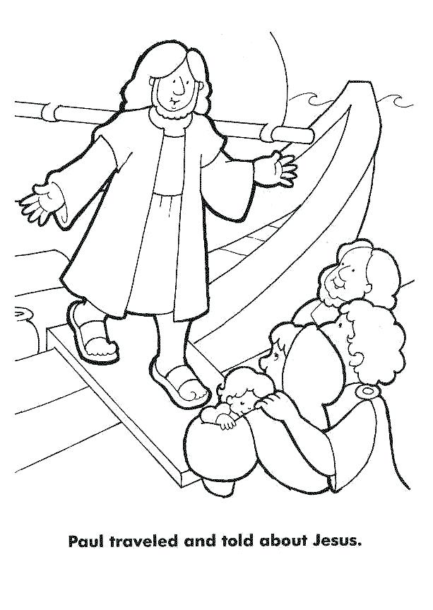 Saul Becomes Paul Coloring Pages at GetColorings.com | Free printable ...