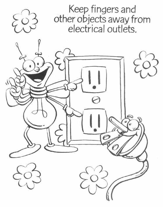 Save Electricity Coloring Pages at GetColorings.com | Free printable ...