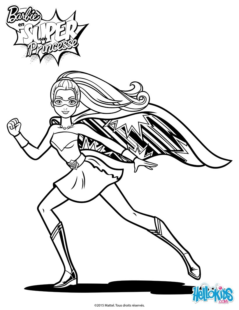 820x1060 Barbie In Princess Power Coloring Pages