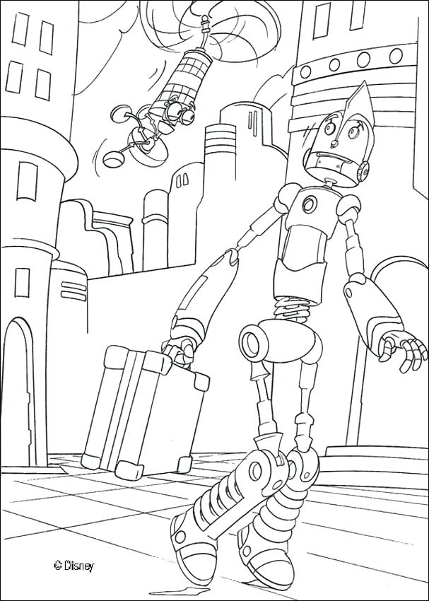 Robot Coloring Pages Playing Saxophone In The Robot Corporation 607x850 Robot Coloring Pages Playing Saxophone In The Robot Corporation