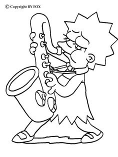 Printable The Simpsons Marge Coloring Pages 236x314 Printable The Simpsons Marge Coloring Pages